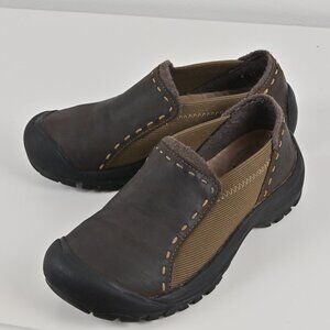 Keen Leather Rugged Outdoor Waterproof Side Gore Slip On Mules Clogs US 7 UK 4.5